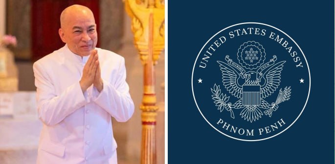 U.S. and German Embassies Extend Wishes for Cambodian King’s Health
